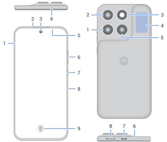 Moto G87 donanım görünümü