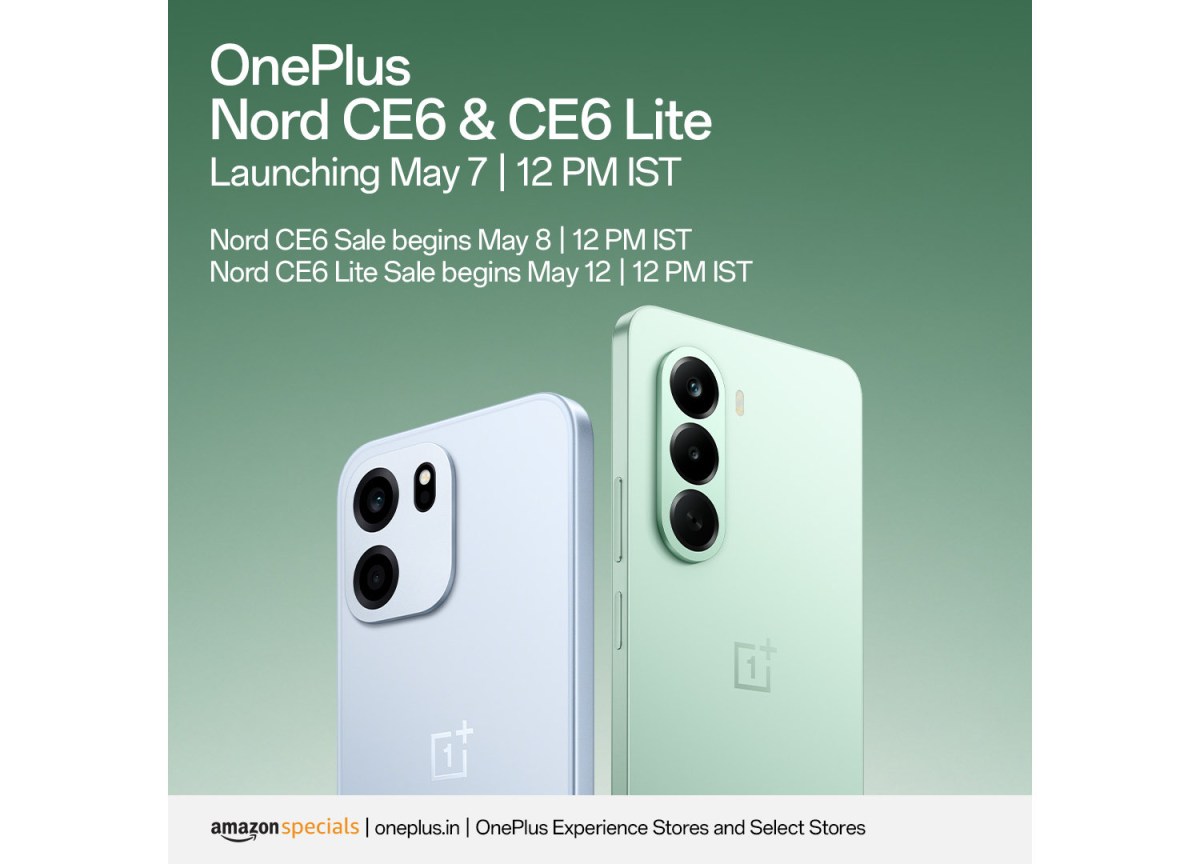 OnePlus Nord CE6 ve CE6 Lite satış tarihleri