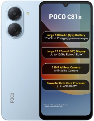Poco C81x renk seçenekleri
