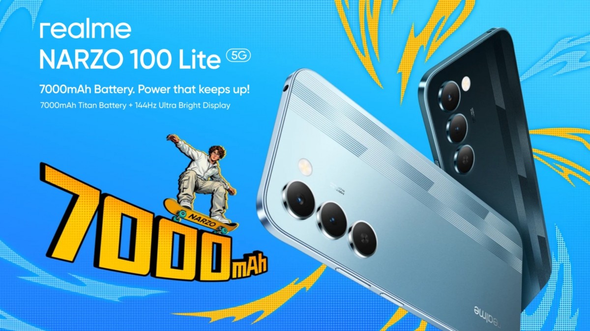 Realme Narzo 100 Lite ön tasarım
