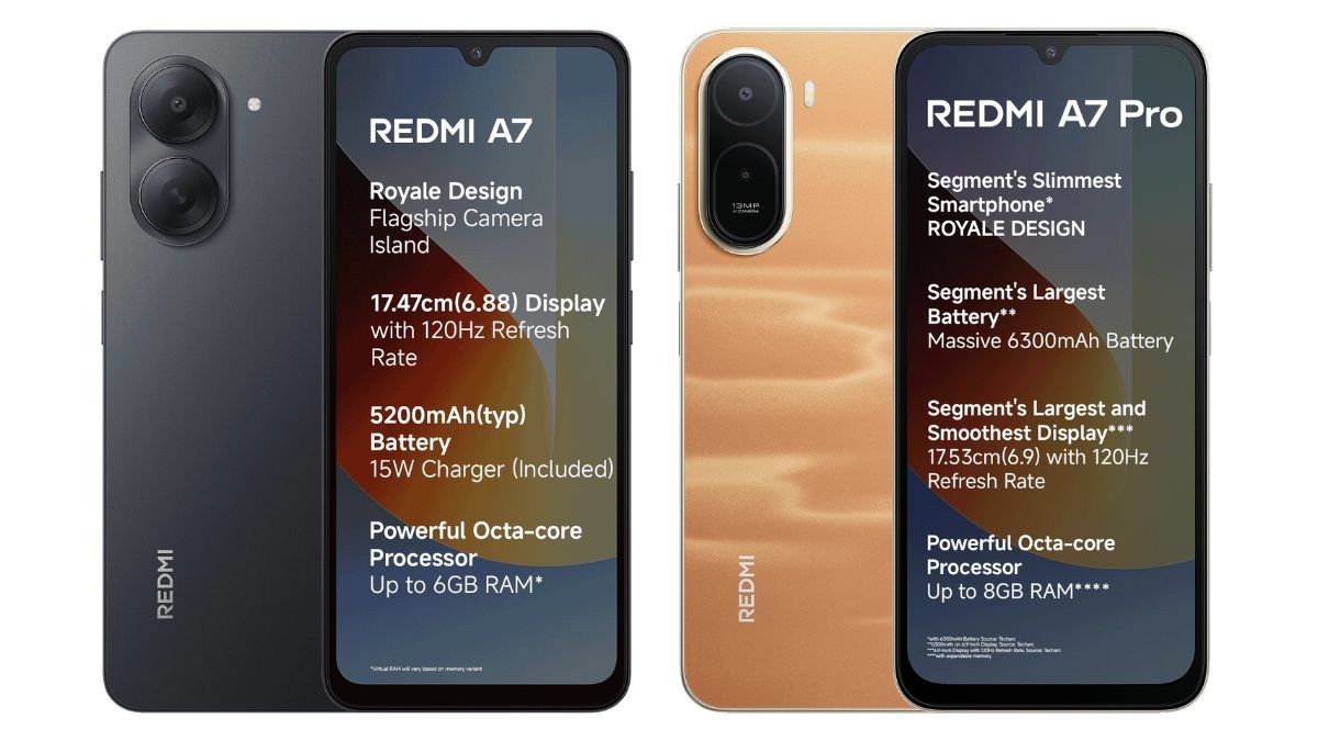 Redmi A7 ve A7 Pro ekran tasarımı