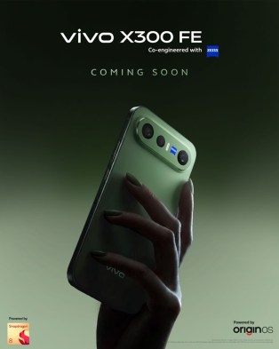 Vivo X300 FE yeşil model