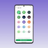 WhatsApp Plus simge seçenekleri