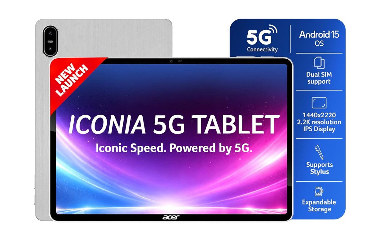 Acer Iconia iM11 5G tablet arka kamera