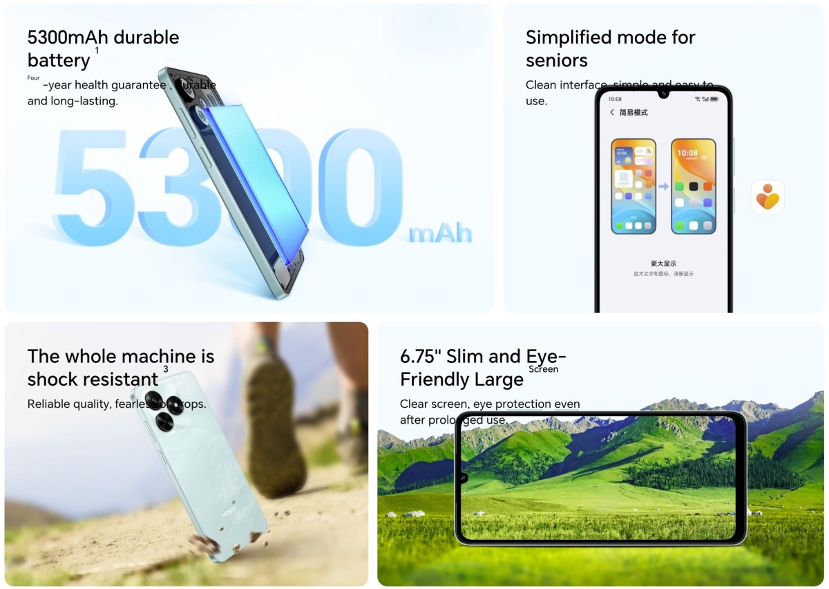 Honor Play 70C kamera