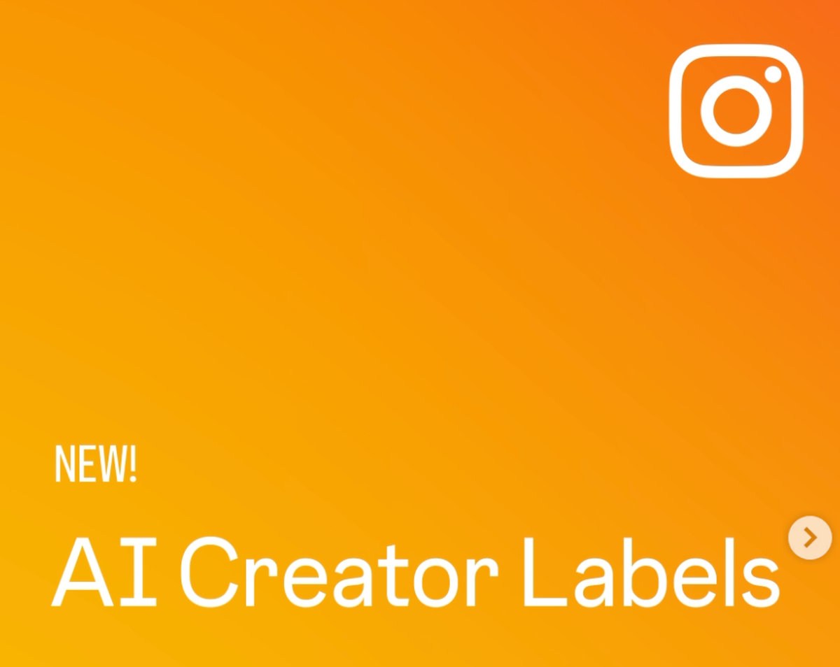 Instagram AI Creator etiketi