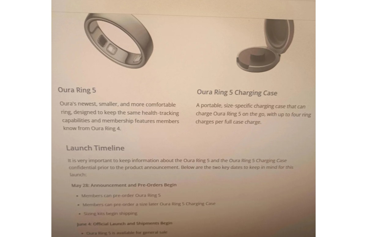 Oura Ring 5 ve şarj kutusu