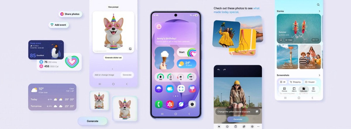Samsung One UI 8.5 arayüzü