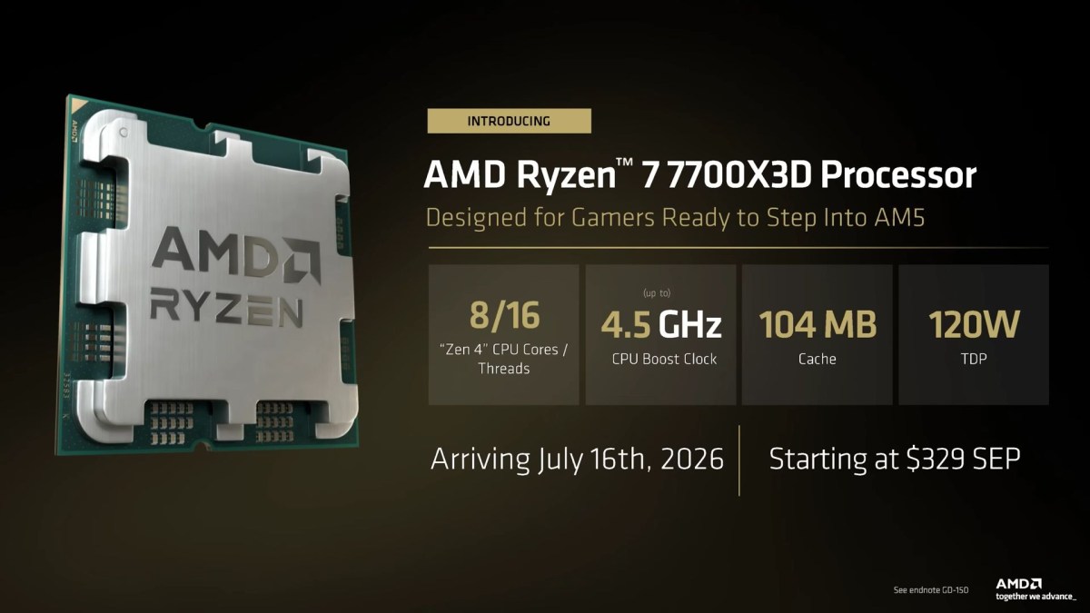 AMD Ryzen 7 7700X3D