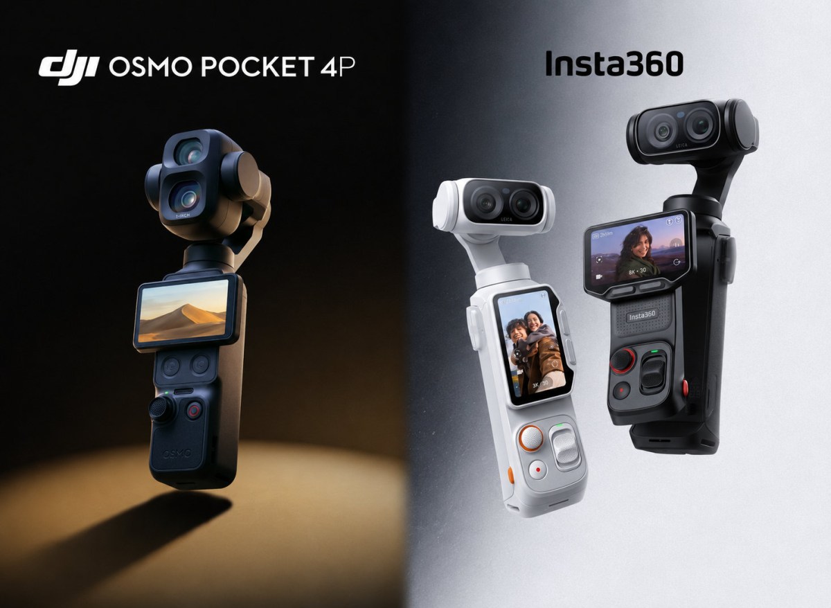 DJI ve Insta360 arasındaki tasarım benzerliği
