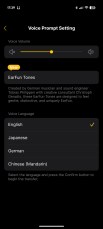 EarFun Audio uygulaması
