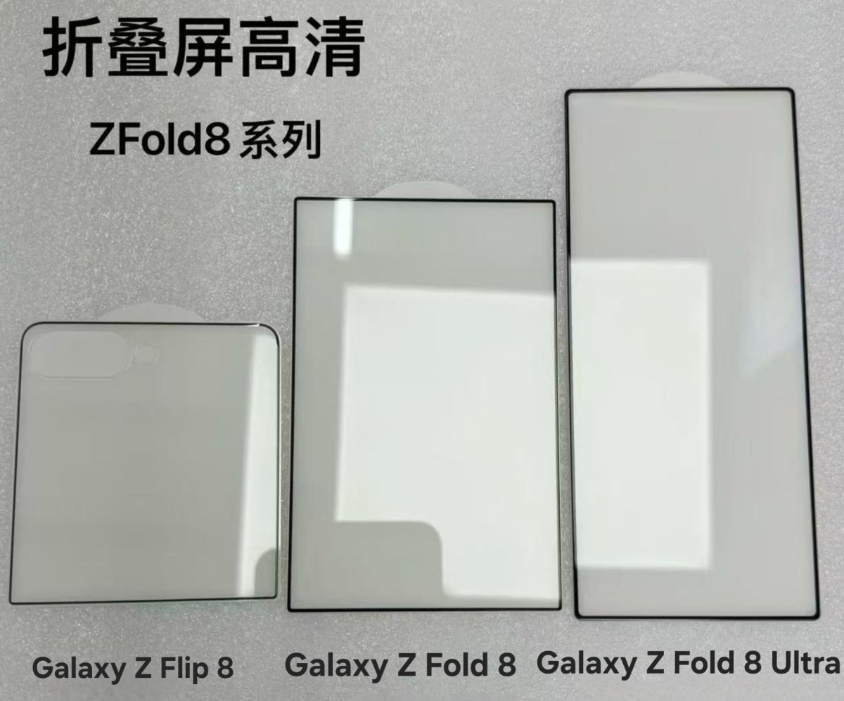 Samsung Galaxy Z Fold8 ve Flip8 ekran koruyucuları