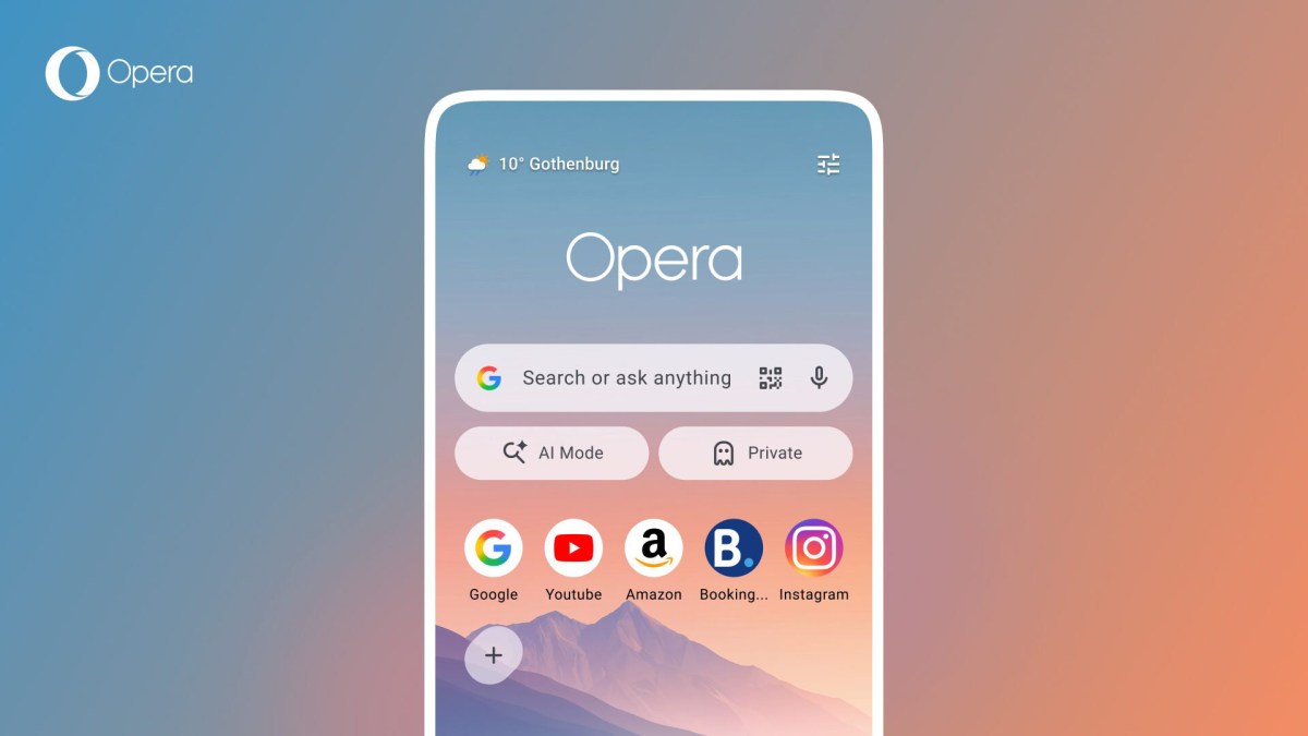 Opera Android yeni tasarım