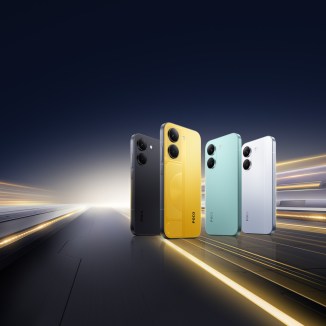 Poco X8 Pro Cesur Sarı arka görünüm