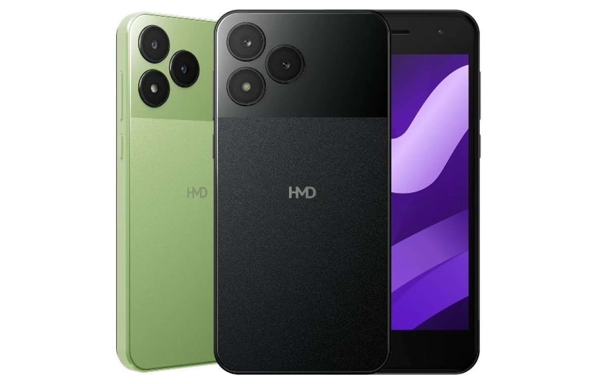 HMD Asha 305 front and back design overview