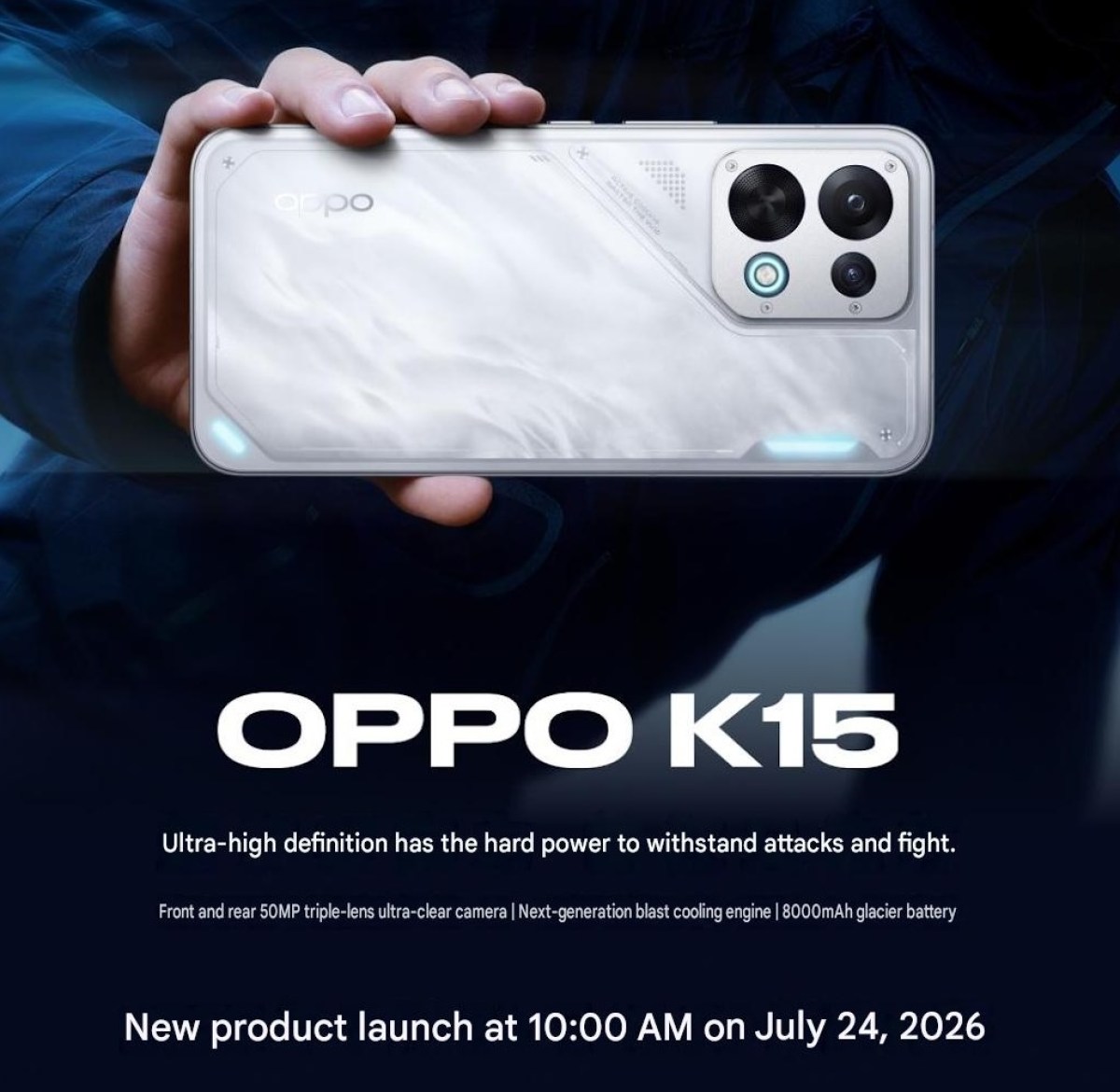 Oppo K15 tasarımı