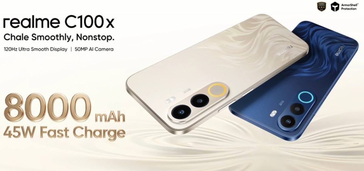 Realme C100x ön görünüm