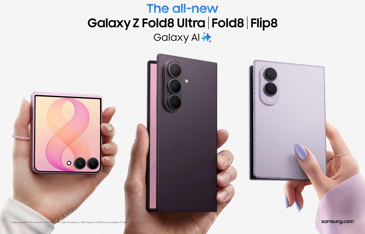 Here is the pricing breakdown for the Galaxy Z Fold8 series and