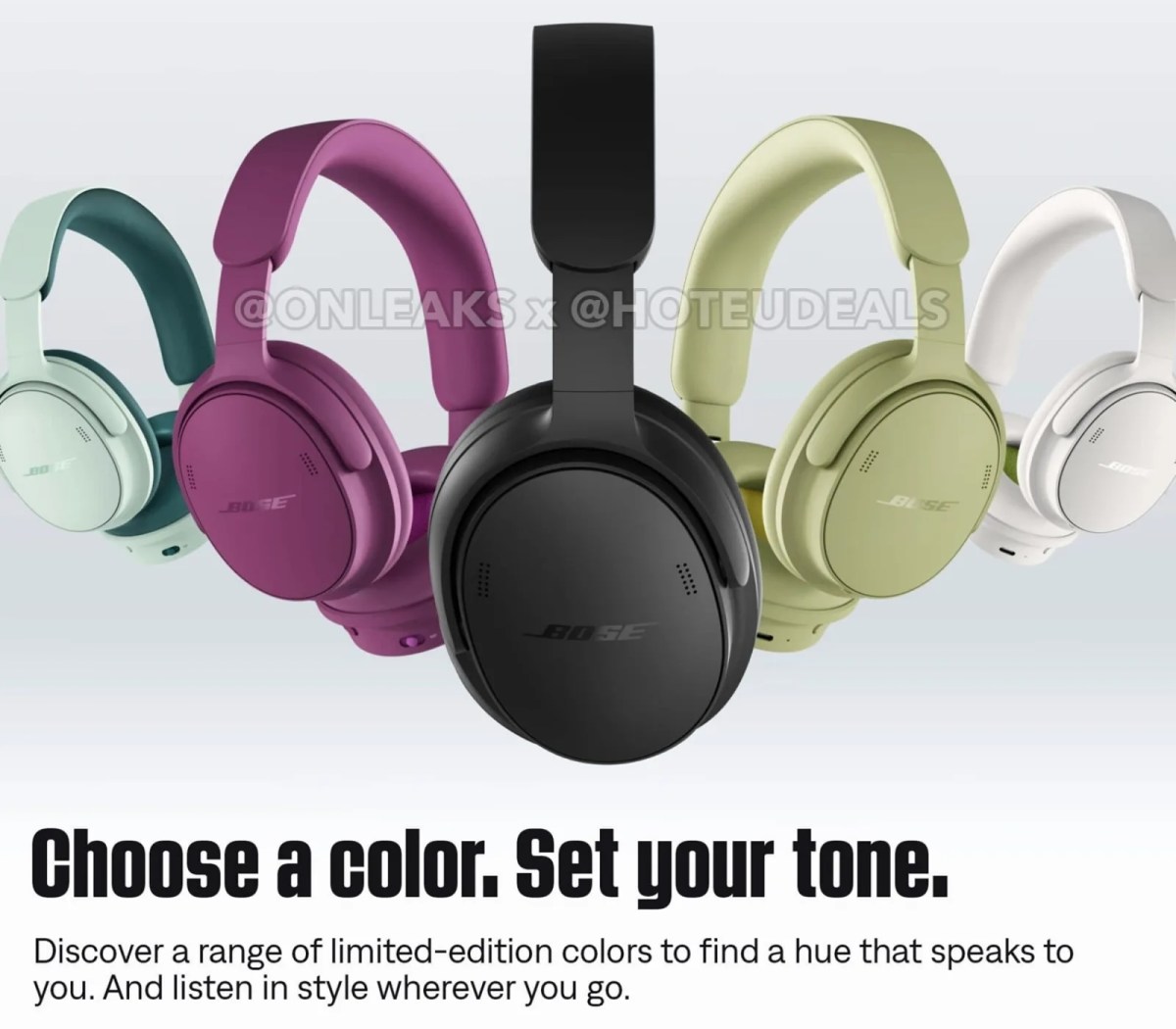 Leaked Bose QuietComfort (2nd Gen) renders reveal refreshed design