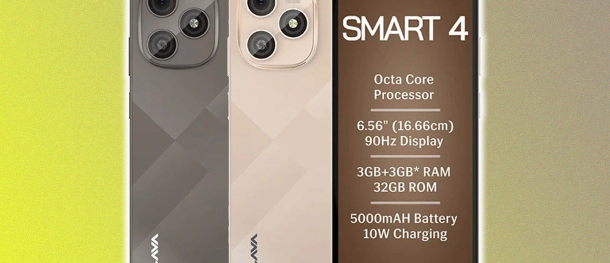 Lava Smart 4 launched in India at ₹8,499 with 5,000mAh battery, 90Hz display, and Android 16 Go Edition; entry-level specs reflect memory shortage