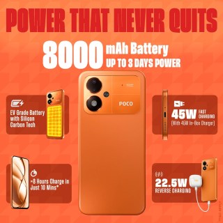 Poco M8 Power arrives with a 120Hz screen, Snapdragon 4 Gen 4 SoC, and an 8,000 mAh battery - GSMArena.com news