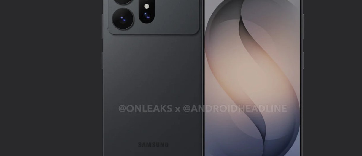 Fresh high-quality CAD renders show Samsung Galaxy S27 Ultra with new horizontal camera layout; device measures 163.76 x 78.25 x 7.97 mm