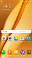 Homescreen - Samsung Galaxy A9 (2016) review