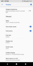Display Settings - Google Pixel 2 Xl review