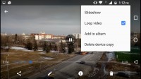 Basic video player from Google Photos - Motorola Moto M review