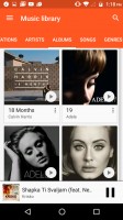 Google Play Music is built around music streaming - Motorola Moto M review