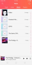ColorOS music player - Oppo F5 review