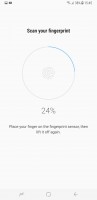 Fingerprint recognition - Samsung Galaxy S8 review