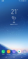 Homescreen - Samsung Galaxy S8 review