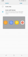 Icon settings - Samsung Galaxy S8 review