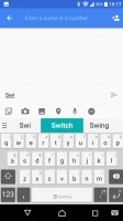 Swiftkey keyboard is the default text input method - Sony Xperia XA1 Ultra review
