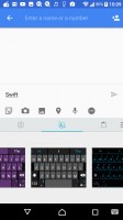 Swiftkey keyboard is the default text input method - Sony Xperia XA1 review