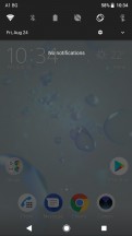 Notification shade - Sony Xperia XZ2 Premium review