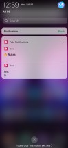 Notification shade - vivo NEX Dual Display review