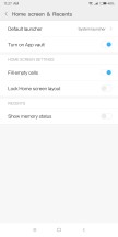 Home screen settings - Xiaomi Mi Max 3 review