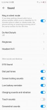 Sound settings - Zte Axon 20 5g review