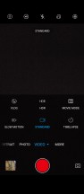 Camera menus - Zte Axon 20 5g review