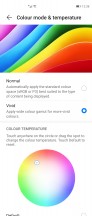 Display color settings - Huawei Mate X2 review