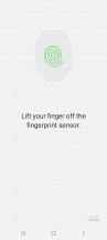 Security and fingerprint settings - Samsung Galaxy A32 5G review