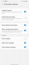 Battery settings - Samsung Galaxy S21+ 5G review