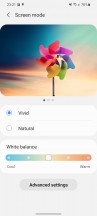 Display settings - Samsung Galaxy S21 5G review