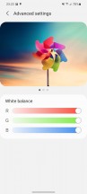 Display settings - Samsung Galaxy S21 5G review