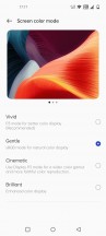 Display settings - OnePlus 9RT hands-on review