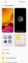 Personalization options - Realme GT Neo 3T review