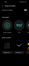 Always-on display - Realme GT Neo 3T review