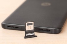 SIM tray only takes a single nano card - Motorola Edge 40 review